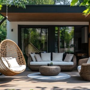 Rattan outdoor furniture
